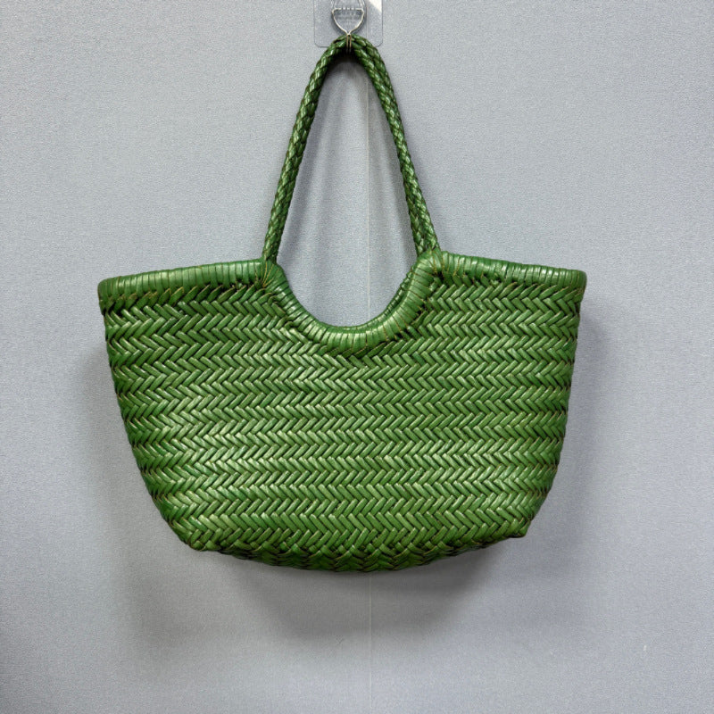 Genuine Leather Handwoven Hand Bag