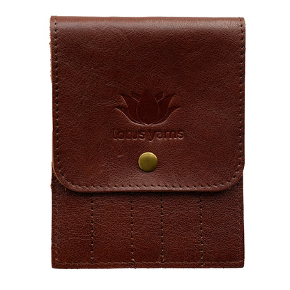 Genuine Leather Starter IC Needle Case