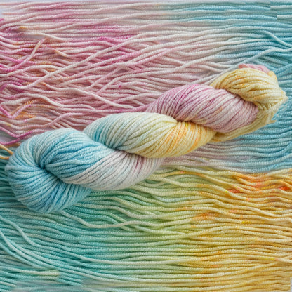 Handpainted Cashmere Aran
