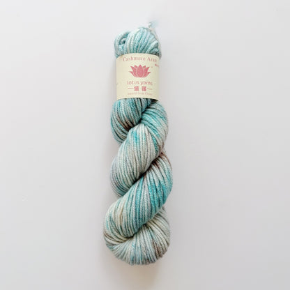 Handpainted Cashmere Aran