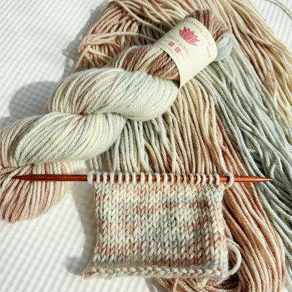 Handpainted Cashmere Aran