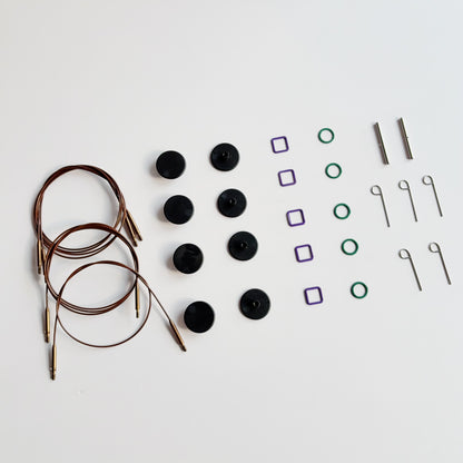 Ginger CUBICS Interchangeable Needle Sets - 13cm (5”)