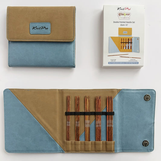 Ginger CUBICS Double Pointed Needle Set - 15cm (6”)