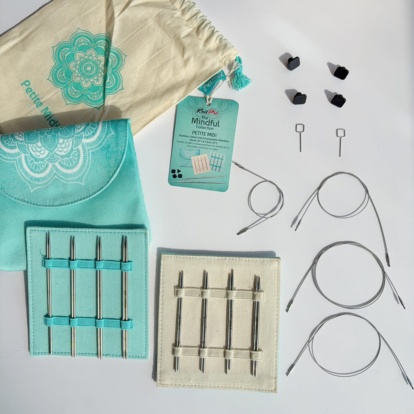 Mindful Petite Midi Interchangeable Needles Set 4'' & 5''