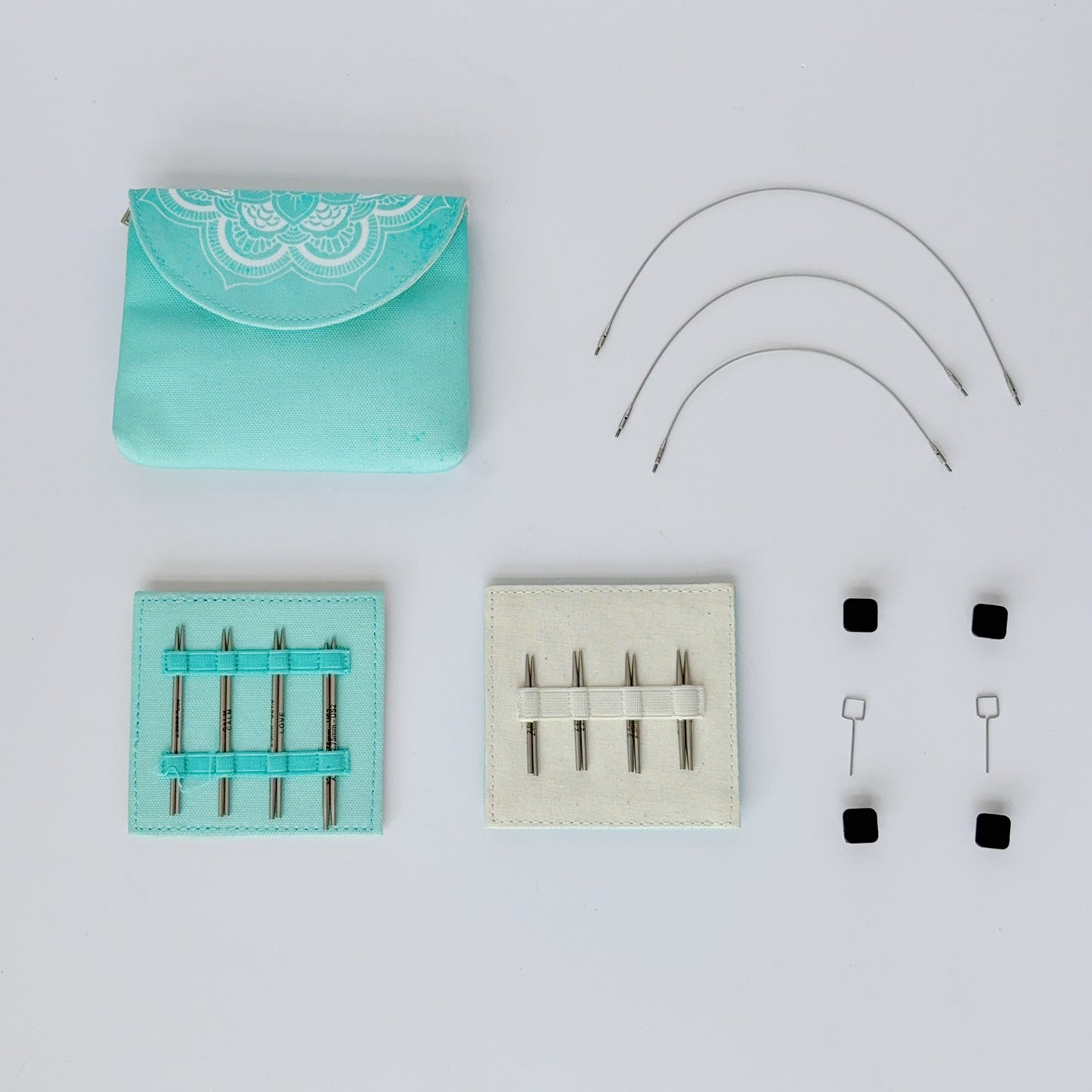 Mindful Petite Mini Interchangeable Needles Set 2'' & 3'' – Lotus