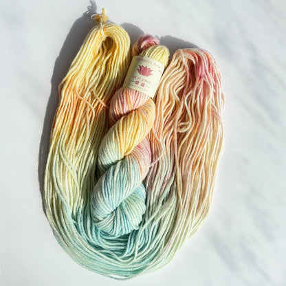 Handpainted Cashmere Aran