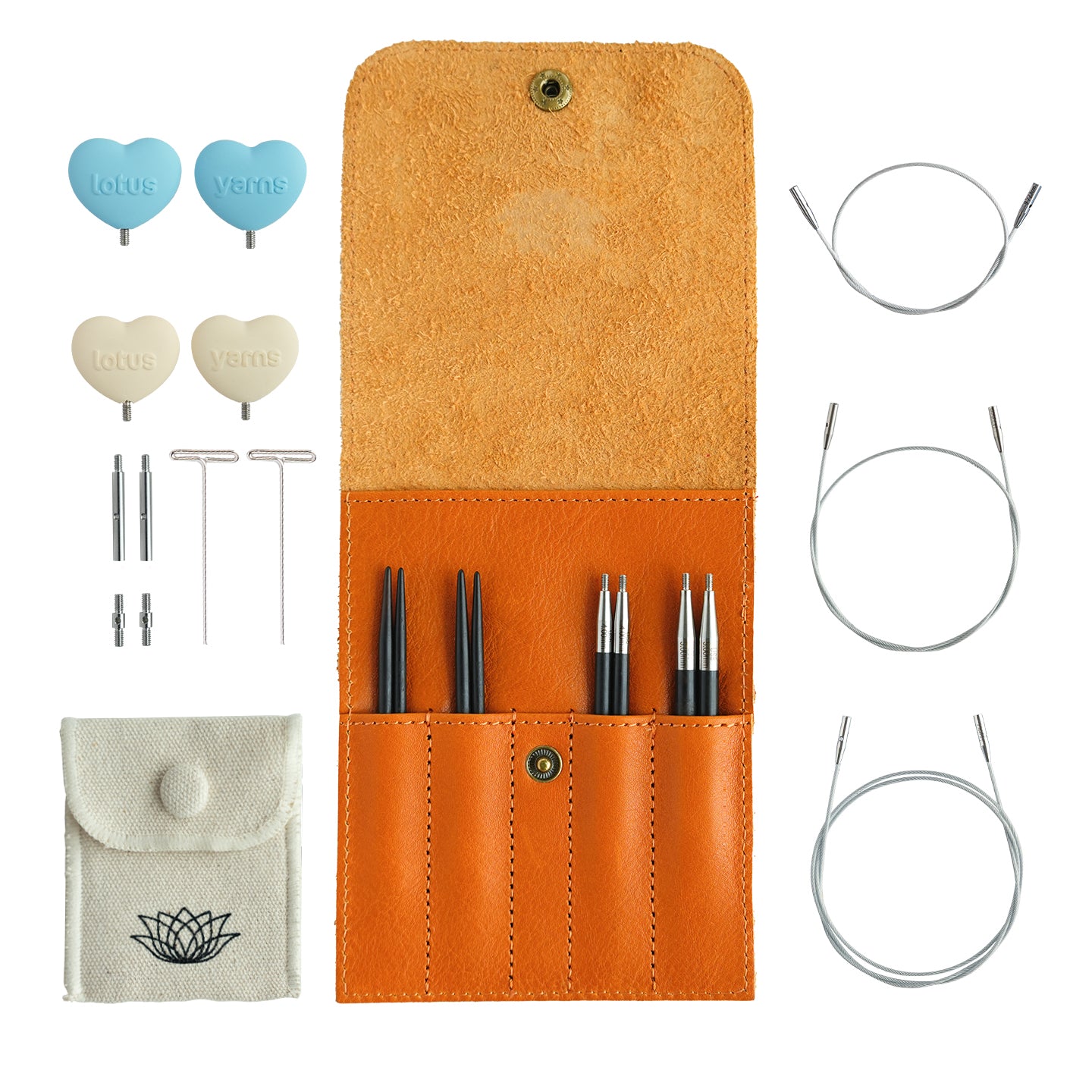 TARIM 3.5 Starter Interchangeable Circular Needles Set