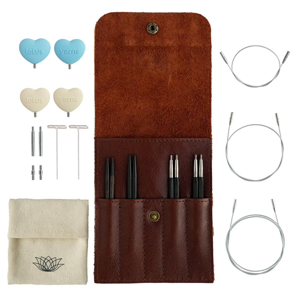 TARIM CUBICS  Starter Interchangeable Circular Needles Set