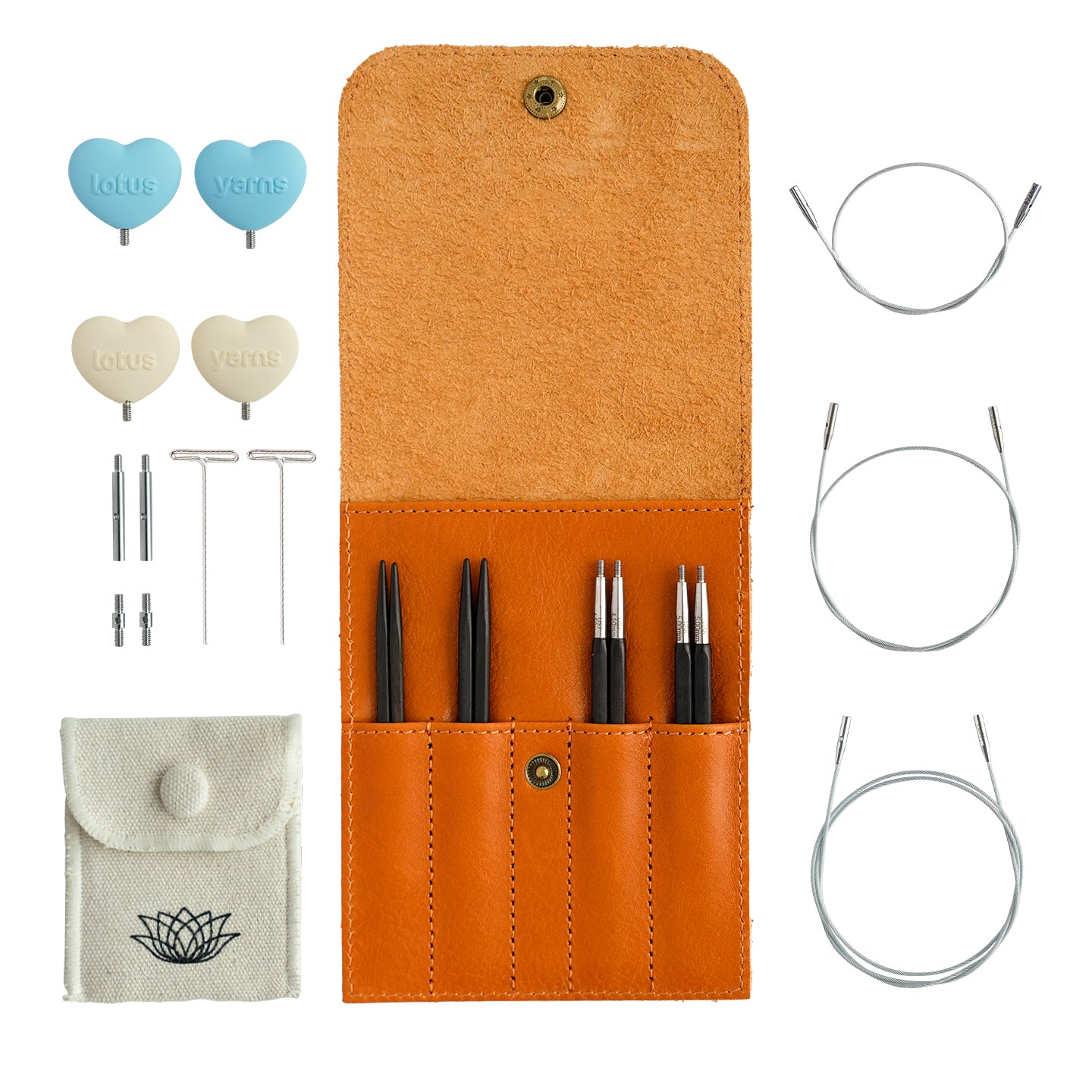 TARIM CUBICS  Starter Interchangeable Circular Needles Set