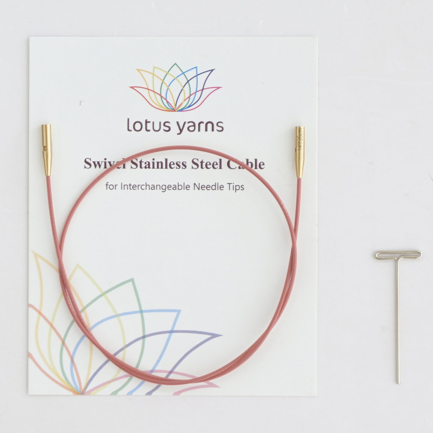 360° Vintage Pink Swivel Cables