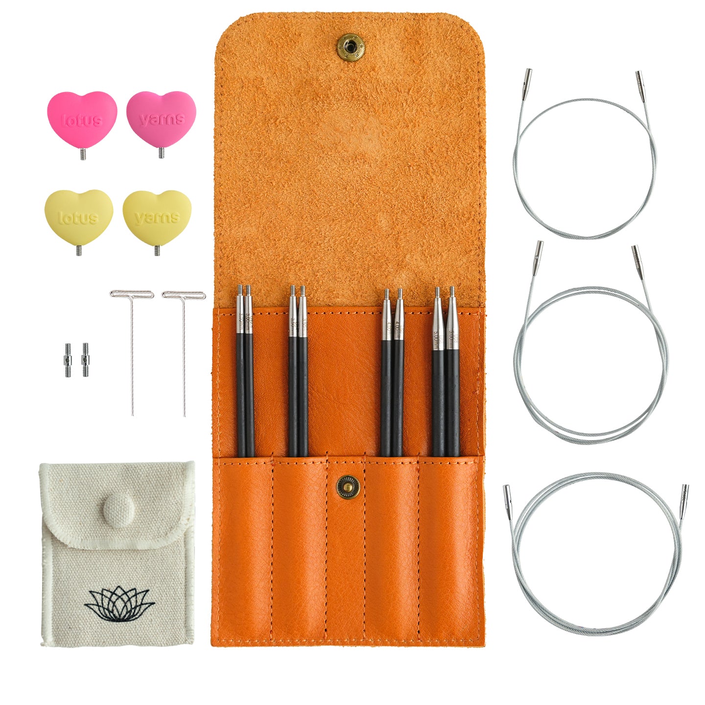 TARIM 5 Starter Interchangeable Circular Needles Set