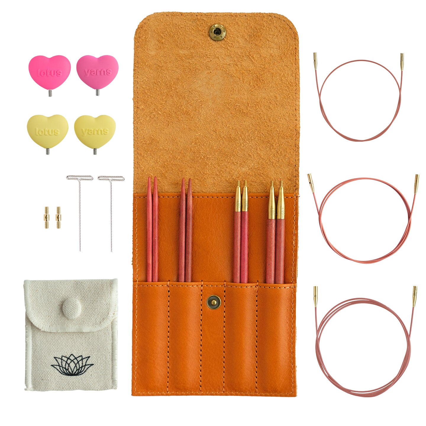 SAHARA Starter Interchangeable Circular Needles Set
