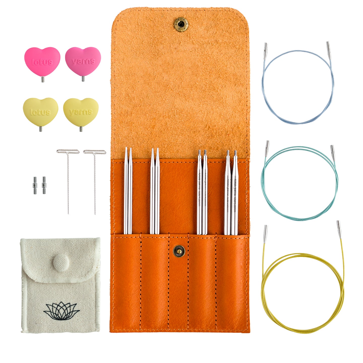 PAMIR 5‘’ Starter  Interchangeable Circular Needles Set