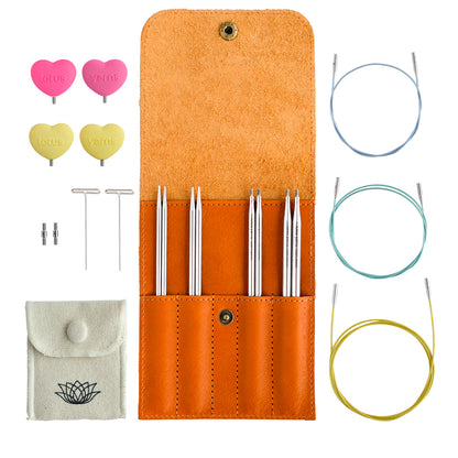 PAMIR 5‘’ Starter  Interchangeable Circular Needles Set