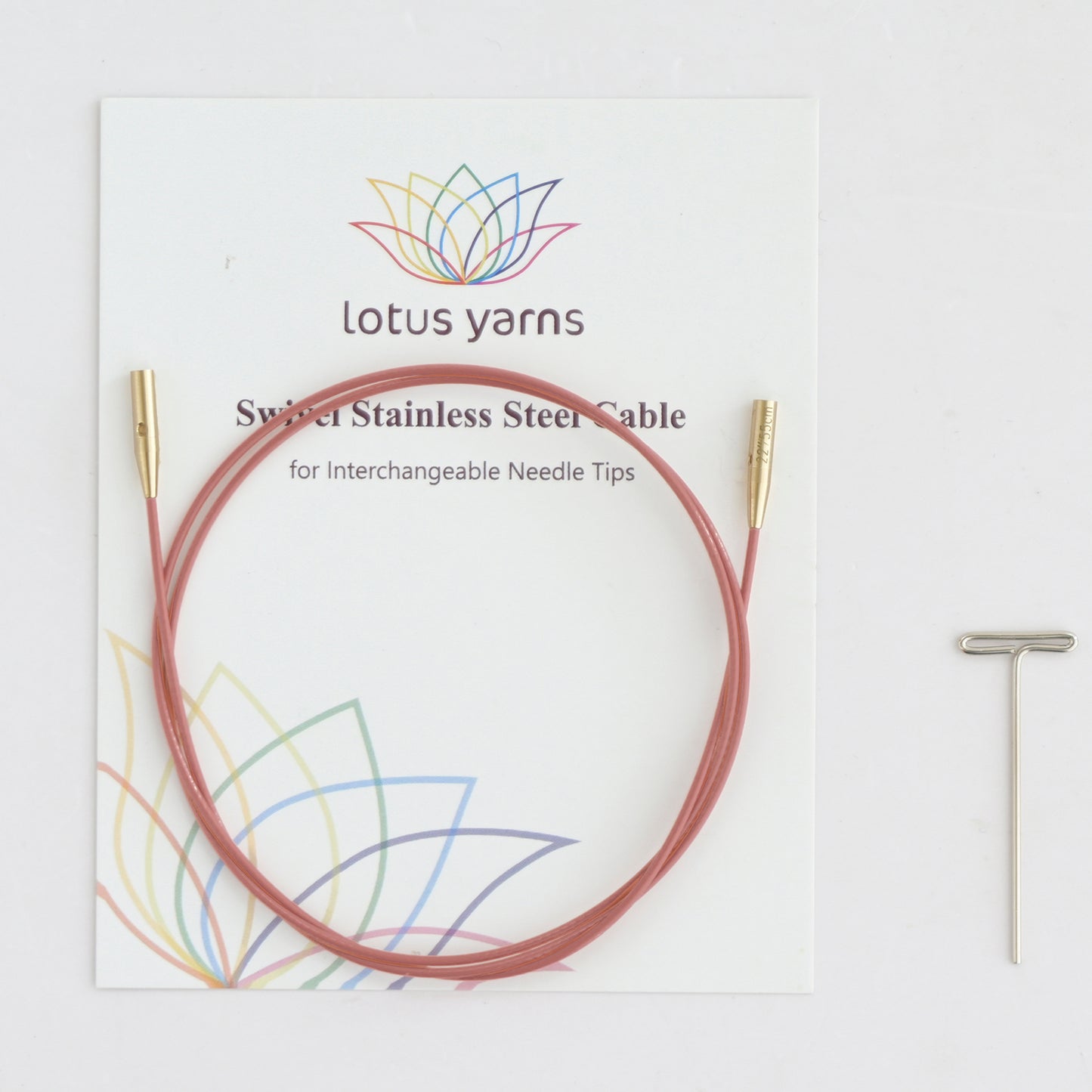 360° Vintage Pink Swivel Cables