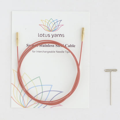 360° Vintage Pink Swivel Cables