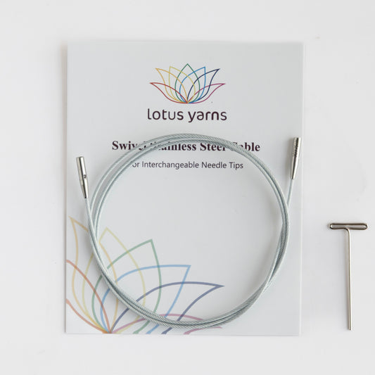 360° Silver Swivel Cables