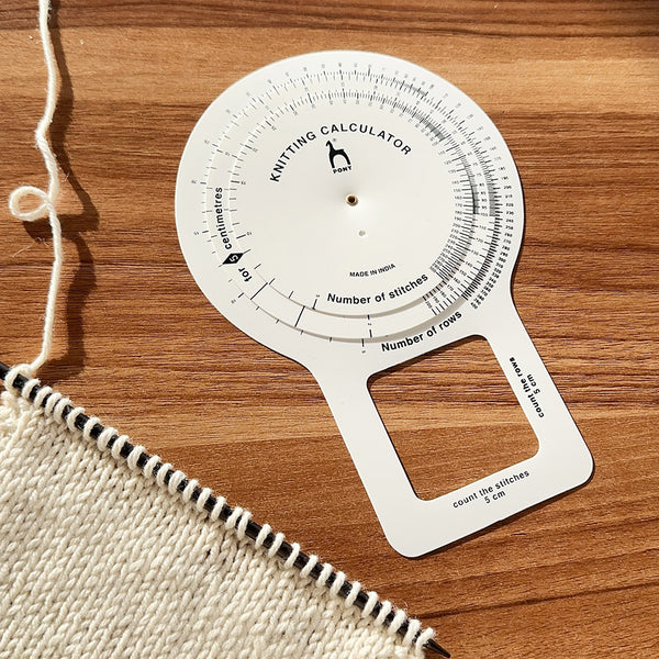 Calculatrice De Tricot - Compteur De Mailles Et Rangs, Mesure D'aiguilles - Outil Pratique Pour Projets Tricot