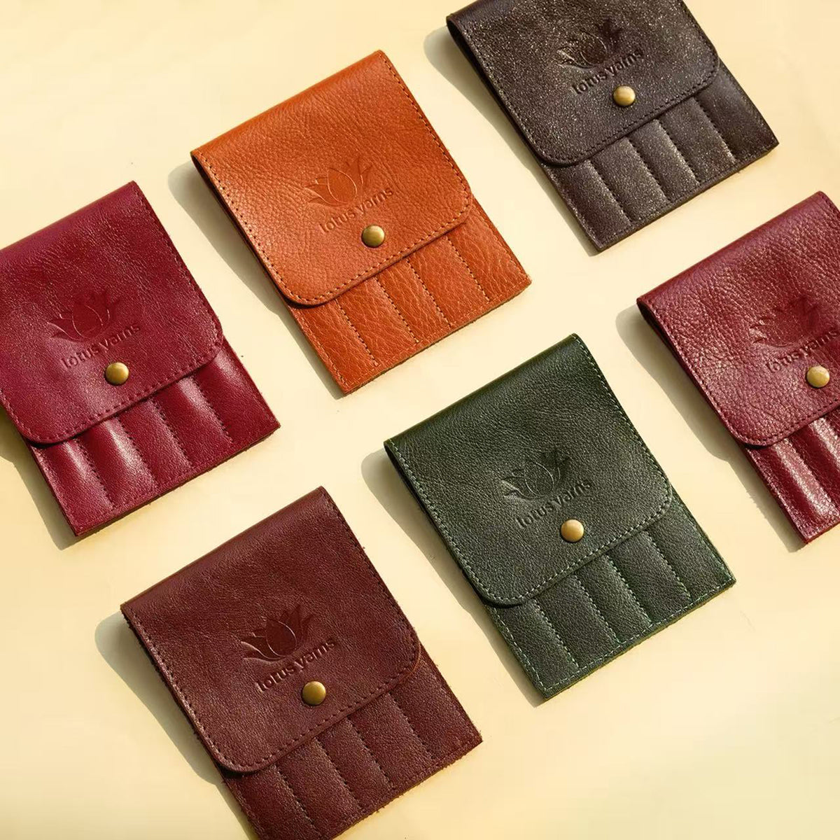 Genuine Leather Starter IC Needle Case