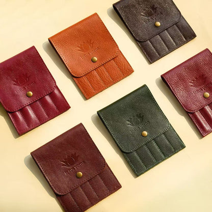 Genuine Leather Starter IC Needle Case