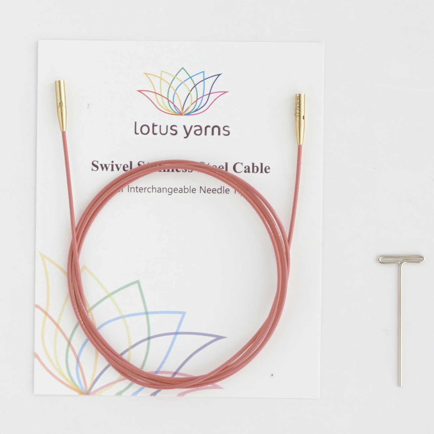 360° Vintage Pink Swivel Cables