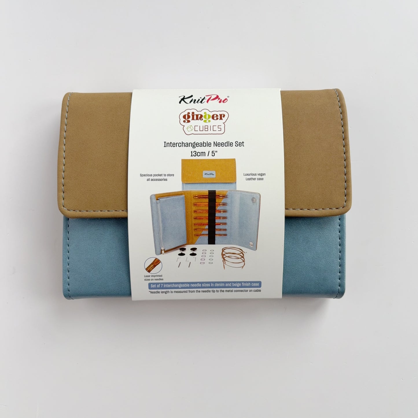 Ginger CUBICS Interchangeable Needle Sets - 13cm (5”)