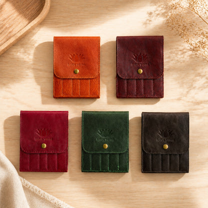 Genuine Leather Starter IC Needle Case