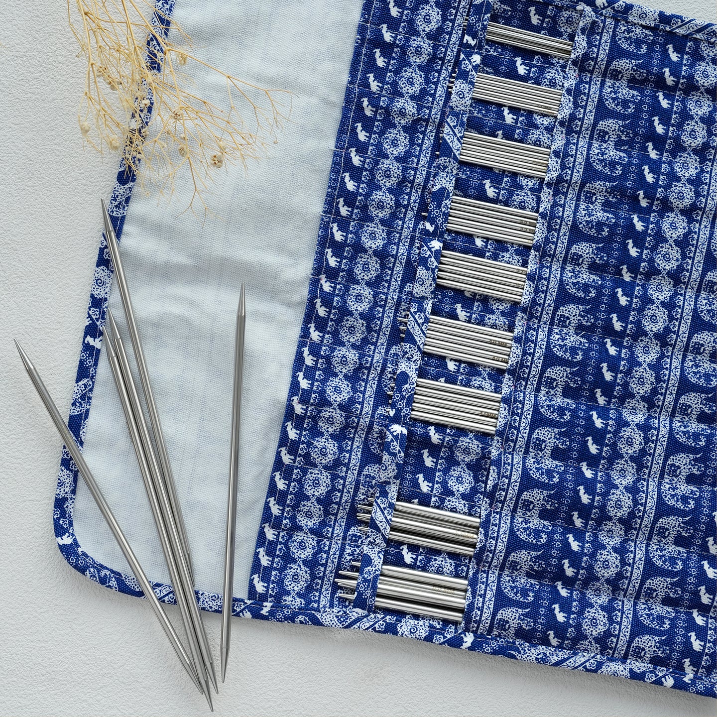 Pure Cotton Double Pointed Needles Case