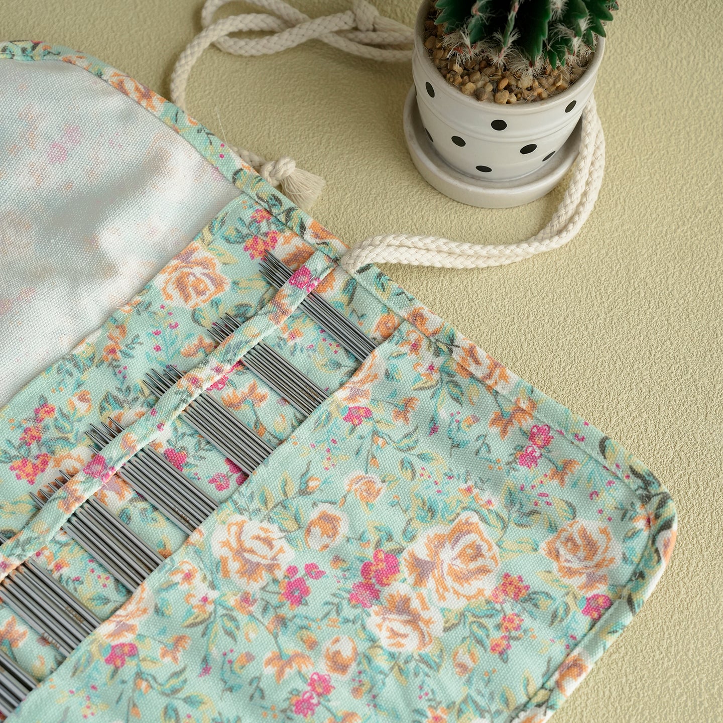 Pure Cotton Double Pointed Needles Case