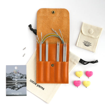 PAMIR 5‘’ Starter  Interchangeable Circular Needles Set