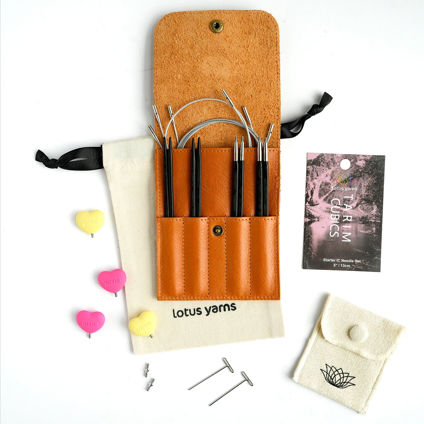 TARIM CUBICS 5 Starter Interchangeable Circular Needles Set
