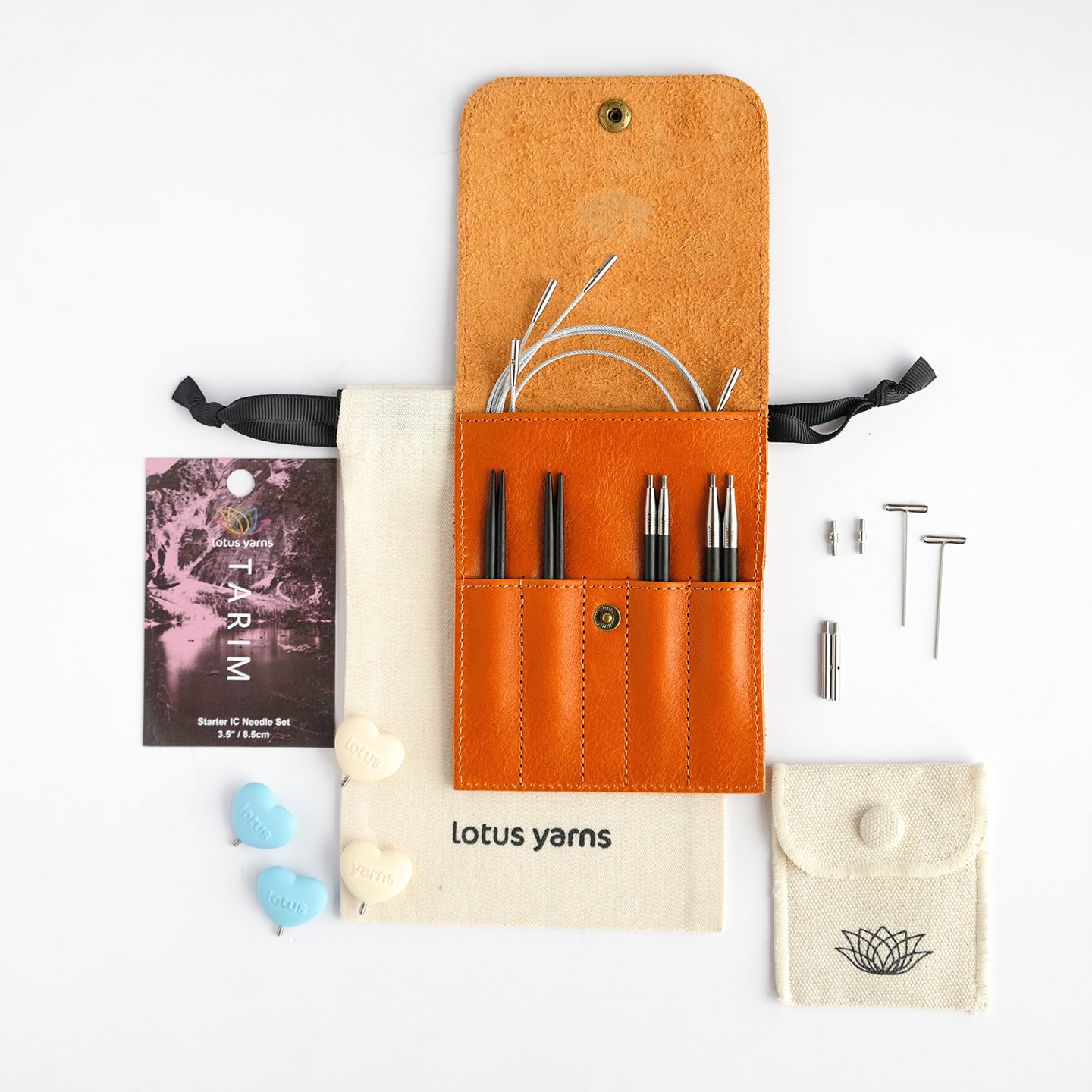 TARIM 3.5 Starter Interchangeable Circular Needles Set