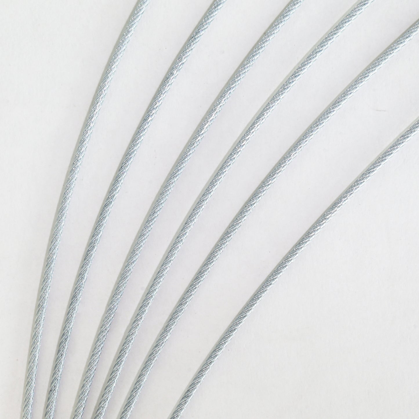 360° Silver Swivel Cables with End Caps