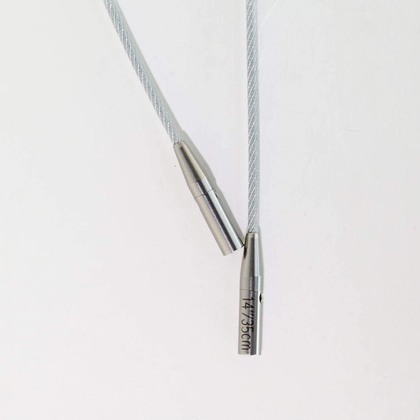 360° Silver Swivel Cables with End Caps