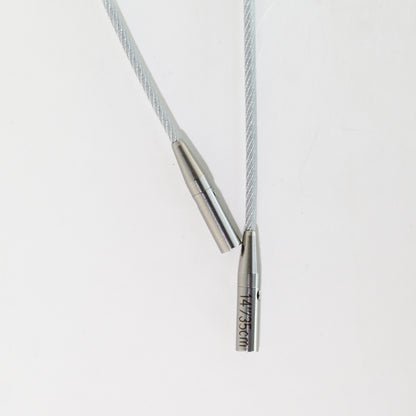 360° Silver Swivel Cables with End Caps