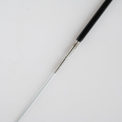 360° Silver Swivel Cables with End Caps