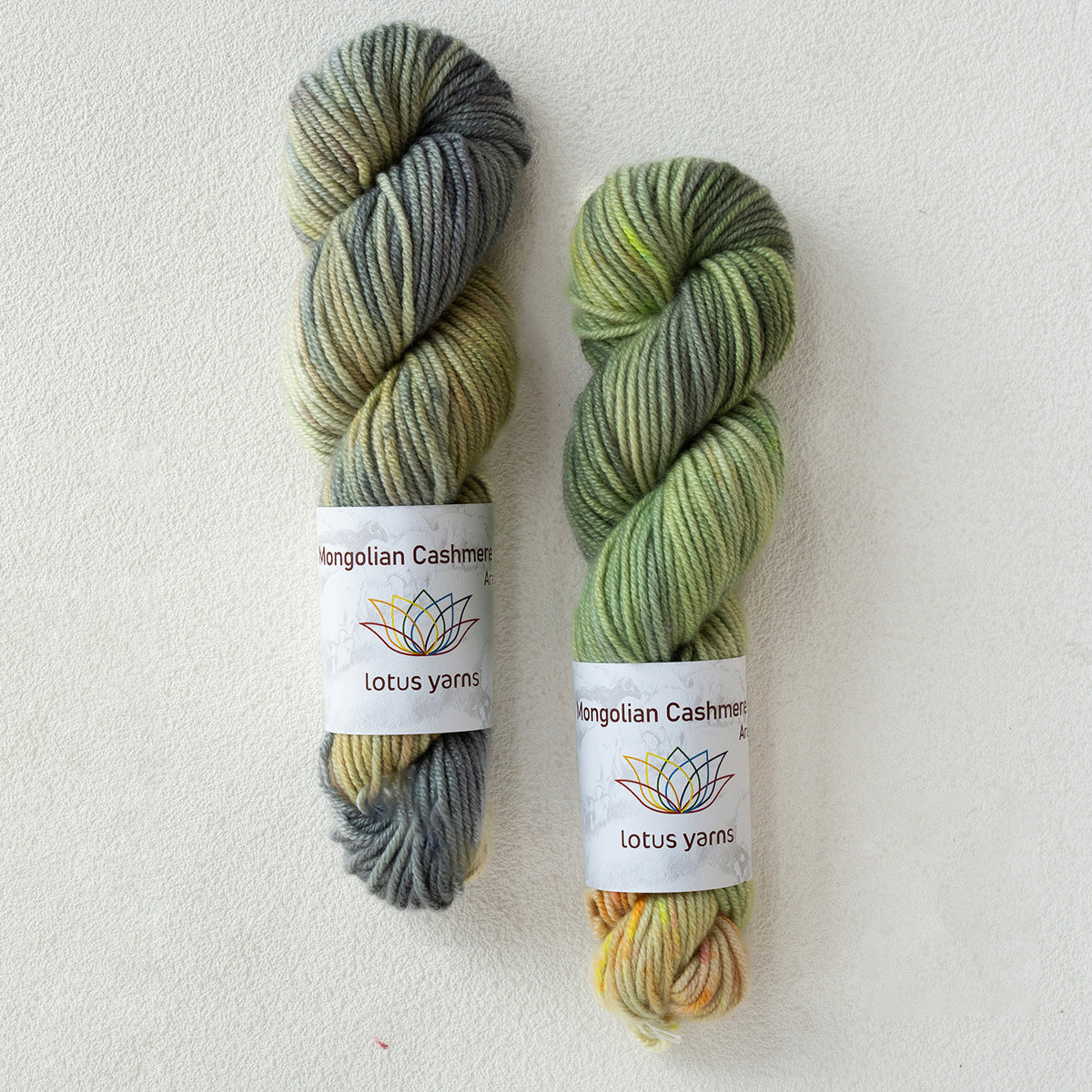 Handpainted Cashmere Aran