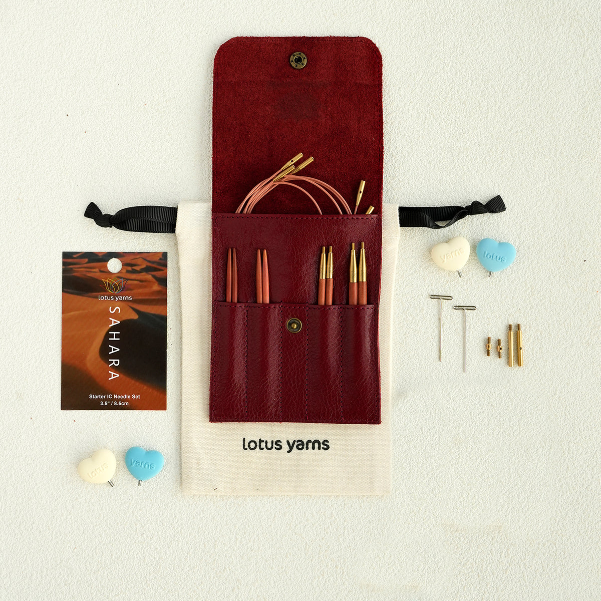 SAHARA Starter Interchangeable Circular Needles Set