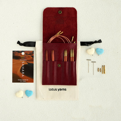 SAHARA Starter Interchangeable Circular Needles Set