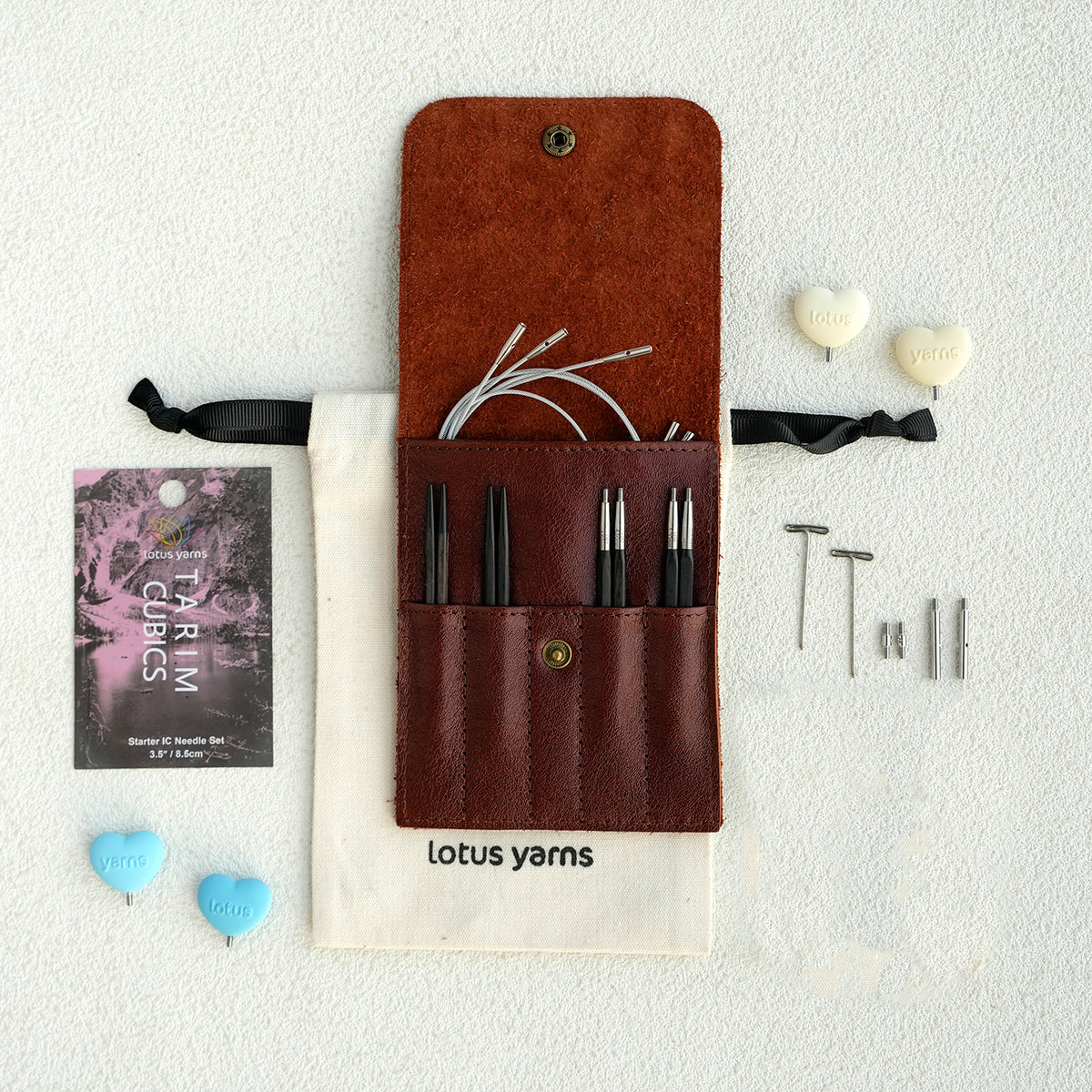 TARIM CUBICS  Starter Interchangeable Circular Needles Set
