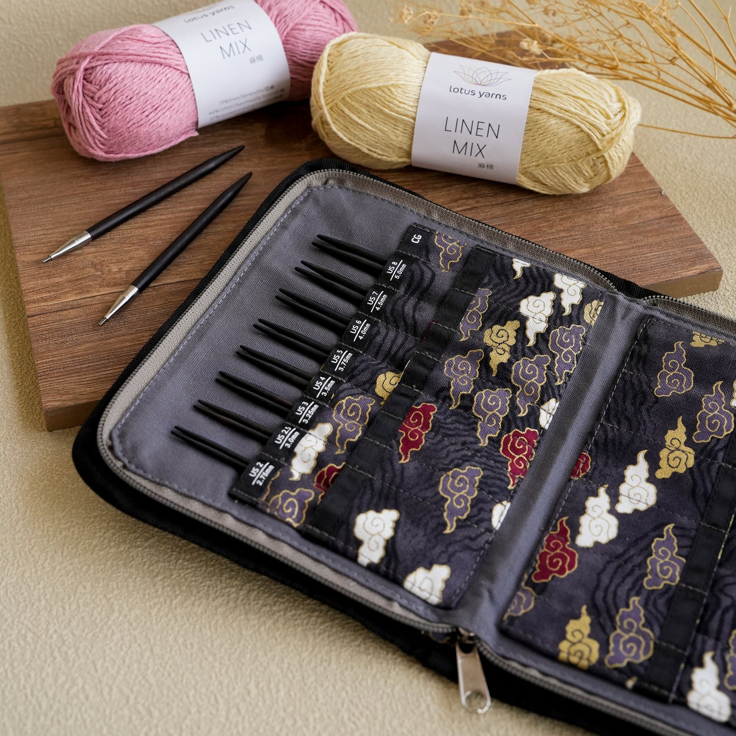 Fabric Interchangeable Needles Case