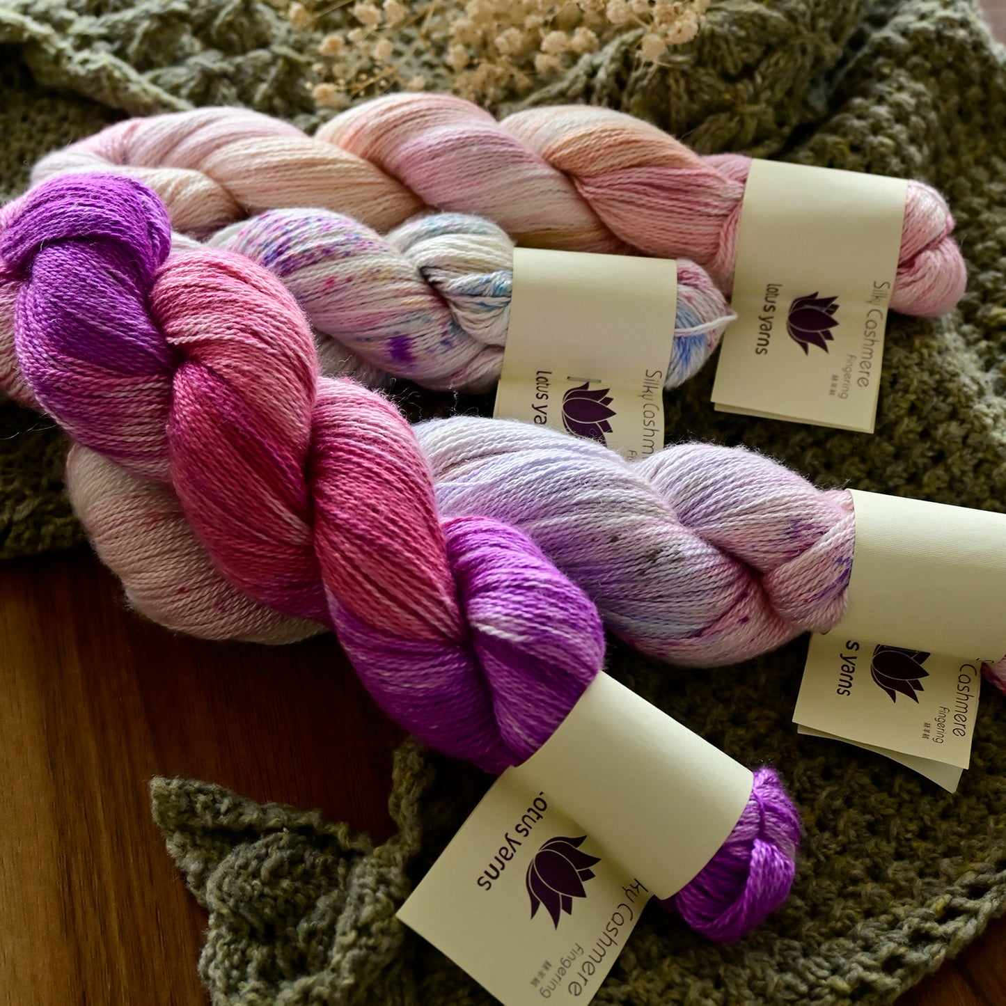 Handpainted Silky Cashmere Fingering