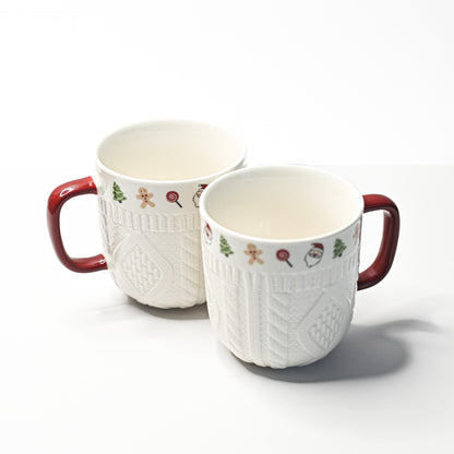 Christmas Ceramic Mug Set