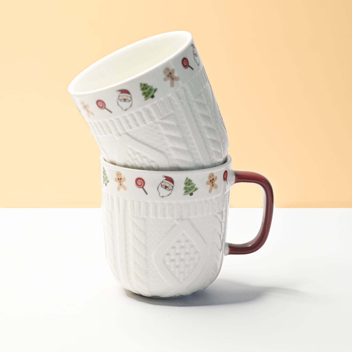 Christmas Ceramic Mug Set
