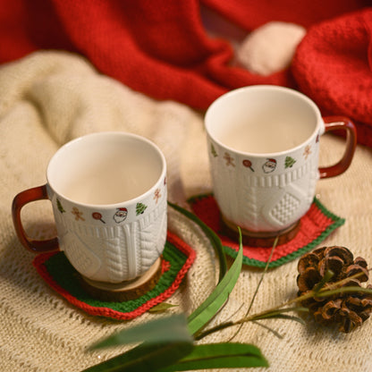 Christmas Ceramic Mug Set