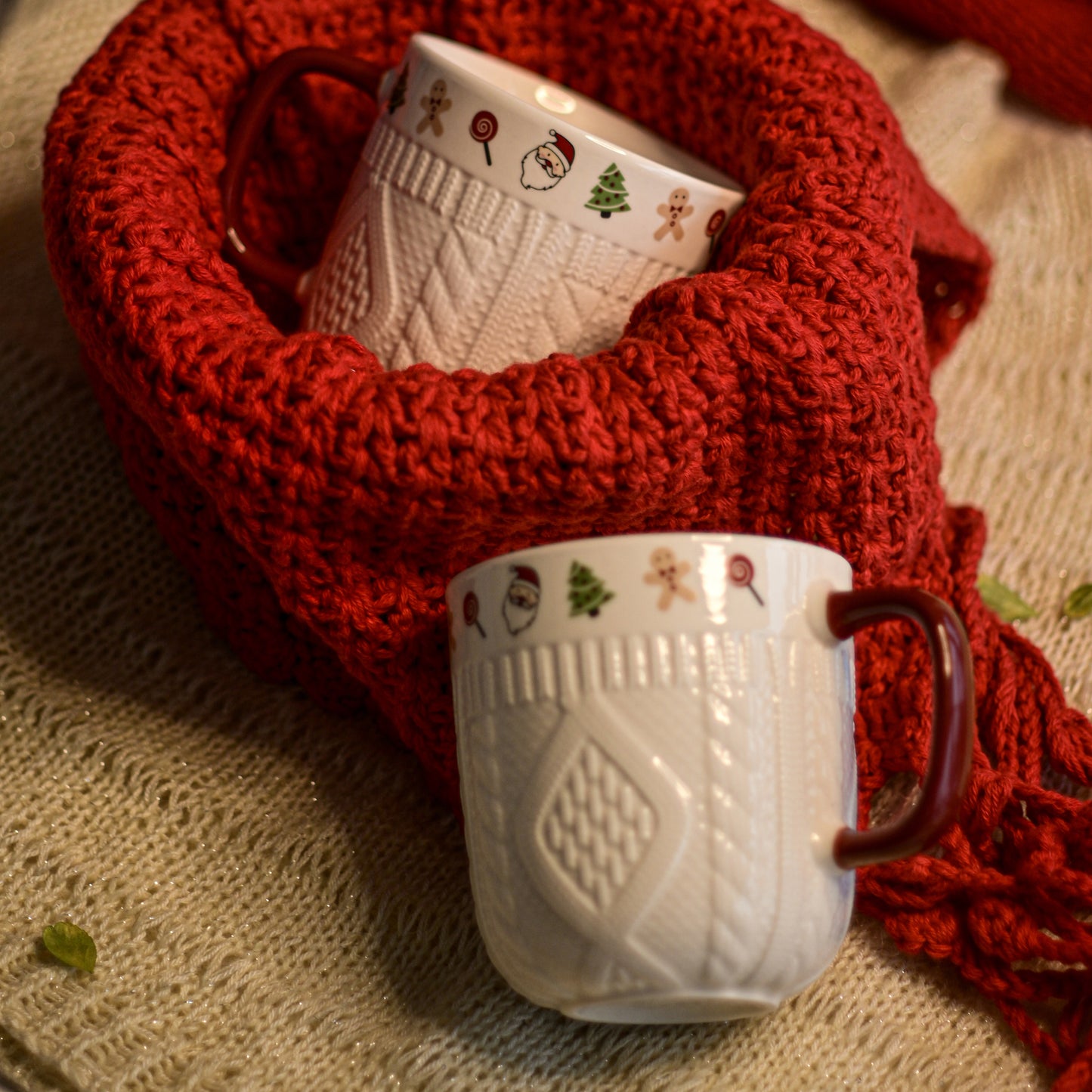 Christmas Ceramic Mug Set