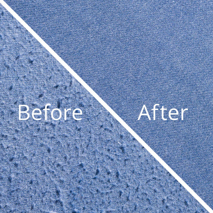 GLEENER 4-in-1 Battery-Free Fabric Shaver & Lint Brush (Slate Blue)