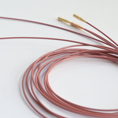 360° Vintage Pink Swivel Cables