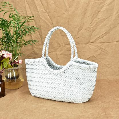 Genuine Leather Handwoven Hand Bag