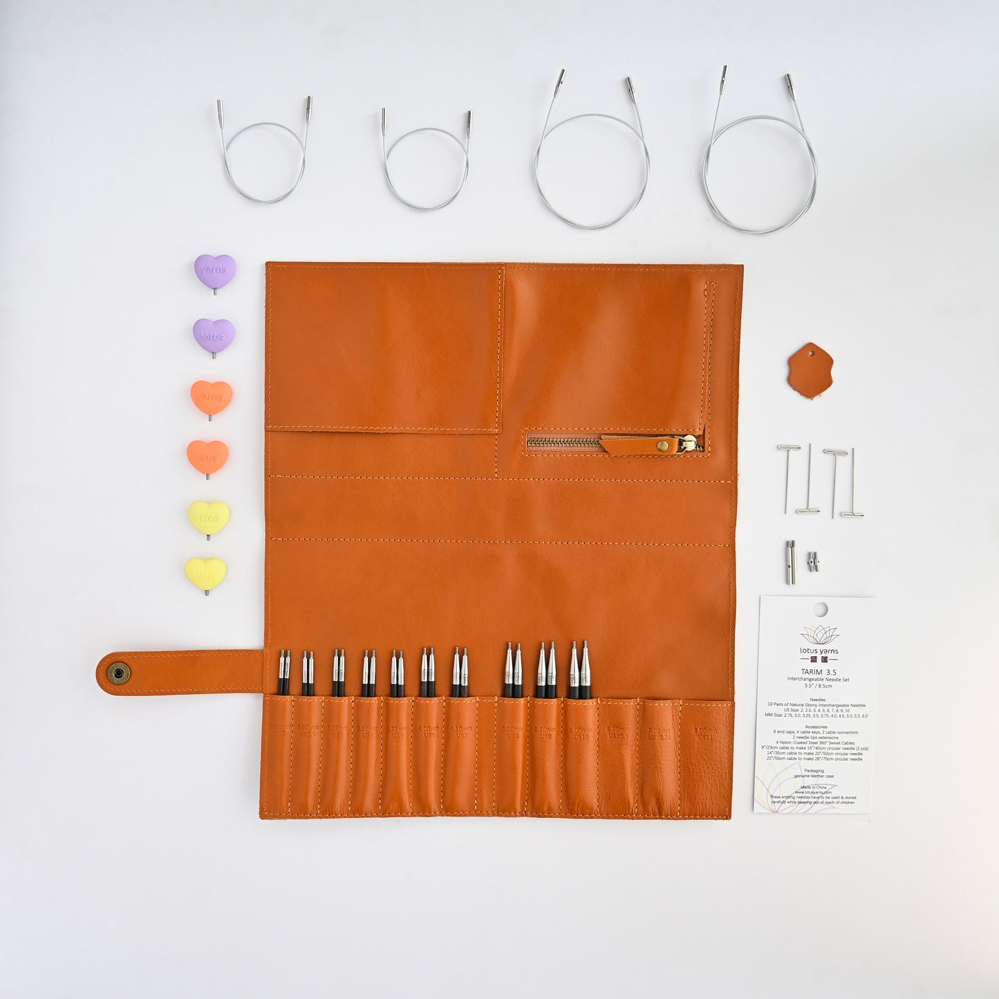 TARIM 3.5 Interchangeable Circular Needles Set